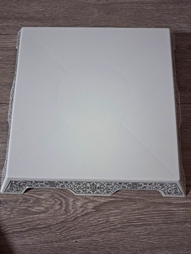 Square white silver - square, &