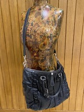 D&G black leather large