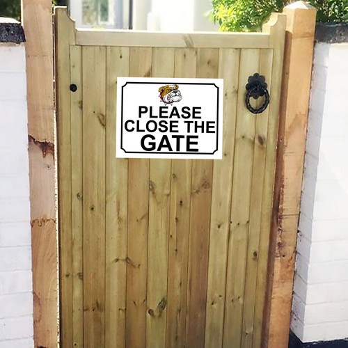 Please close the gate angry