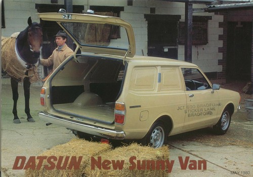 Datsun nissan sunny van - nissan,