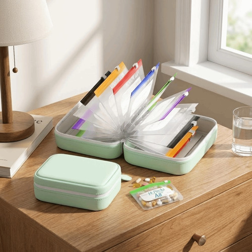1pc travel pill case weekly - 1pc,
