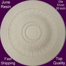 Ceiling Rose Resin Strong Lightweight Design Not Polystyrene Easy Polyurethane