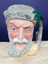 Large Royal Doulton Vintage Character Toby Jug Robinson Crusoe D6532