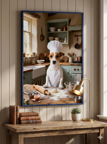Jack russell terrier wall art - russell,