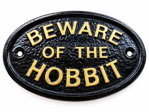 Beware the hobbit - beware, of
