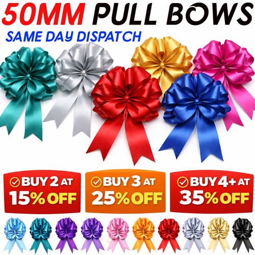Large pull bows 50mm wedding - pull,