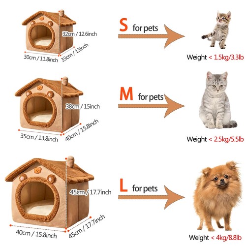 Foldable pet house removable - pet,