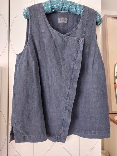 Oska linen top size - linen,
