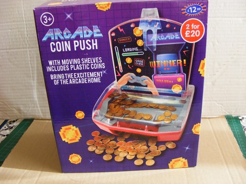 Coin pusher machine - coin, arcade