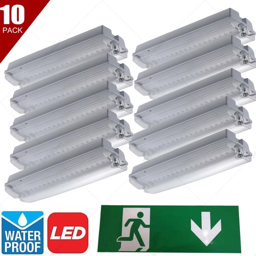 10x led emergency - led, bulkhead