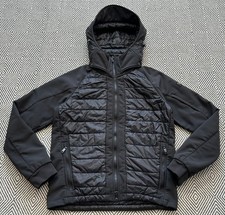 MENS PAUL & SHARK YACHTING HYBRID JACKET PRIMALOFT HOODIE BLACK SIZE M LUXURY