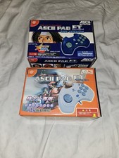 Sega Dreamcast Controller ASCII Pad FT SNK Version/ Art Cards & SF Alpha 3 Pad.