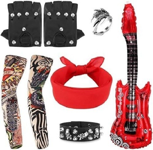 Pcs punk gothic rocker - 8,