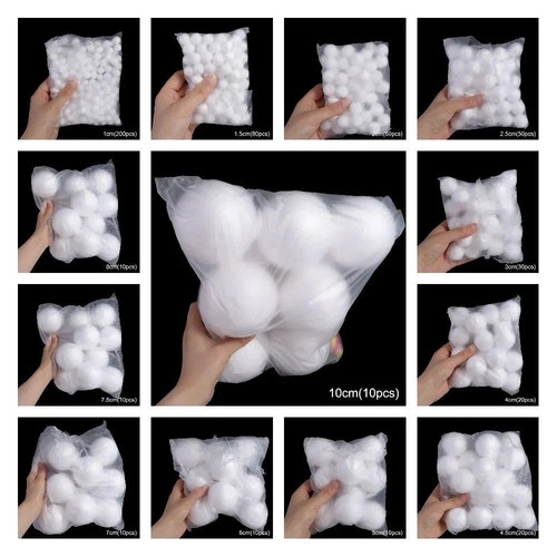 Mini polystyrene foam balls - mini,