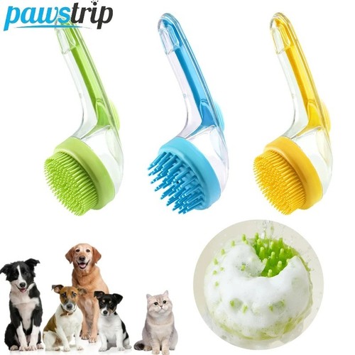 Pet bath brush soft silicone - bath,