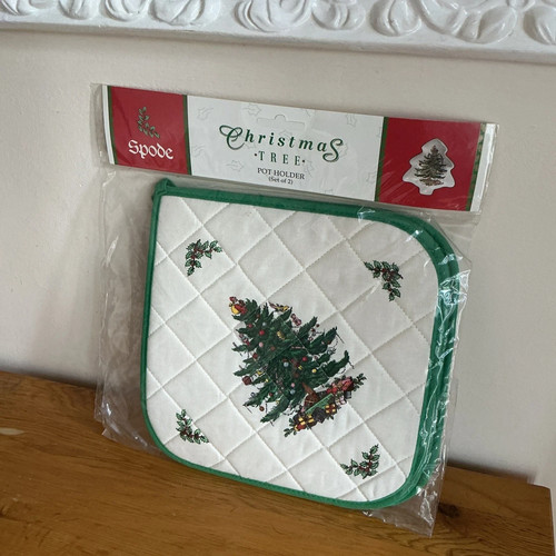 Spode christmas tree pair - christmas,