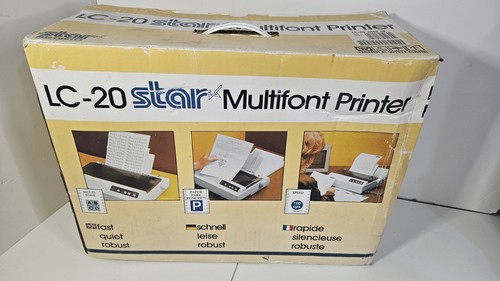 Star multifont printer - lc-20,