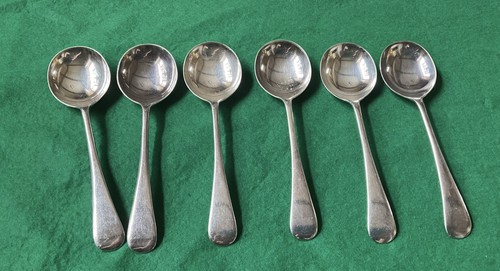Soup spoons fa antique - 6,