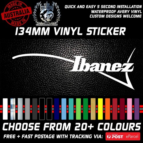 Left handed ibanez logo - handed, guitar