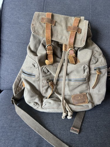 Augur canvas backpack rucksack - canvas,