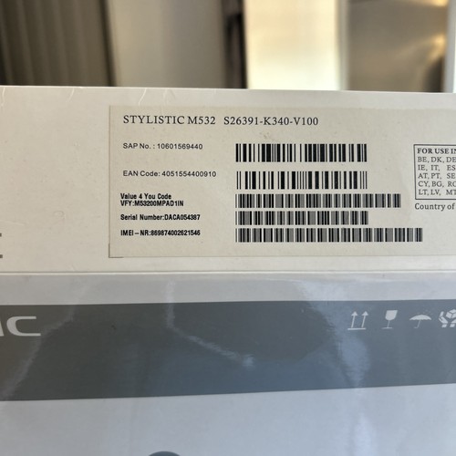 Fujitsu stylistic m532 - fujitsu, tablet