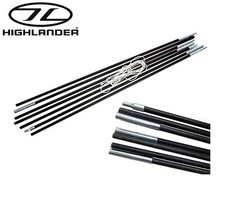 Highlander Tent Pole Kits 7.9mm x 4m 7 Sections Replacement Poles TP012