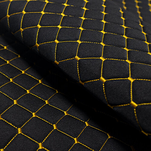 Quilted car upholstery - car, fabric