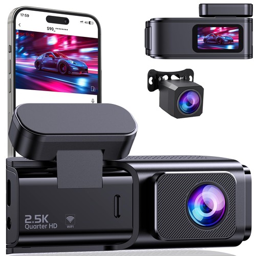 Dash cam front and rear - cam, 2.5k