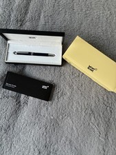 mont blanc pen fountain dark