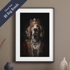 Royal Dog Portrait Print –