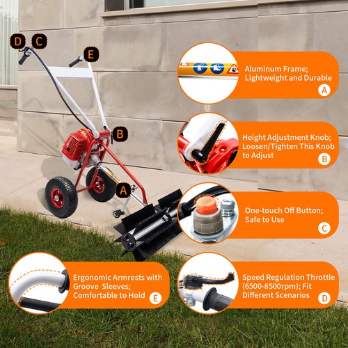 43cc 7hp gas - 43cc, sweeper