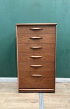 Mid Century Teak Tallboy Chest