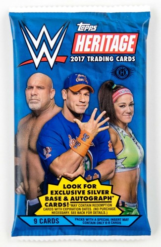 Wwe topps heritage - topps, 2017