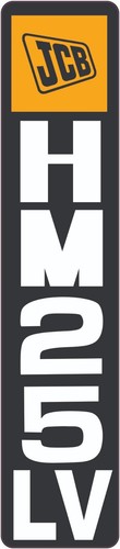 Jcb hm25lv gun sticker decal - hm25lv,