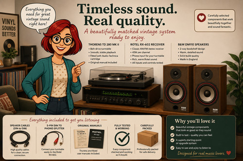 Vintage hifi system thorens - hifi,