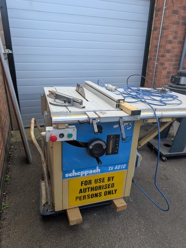 Scheppach table saw - table, and