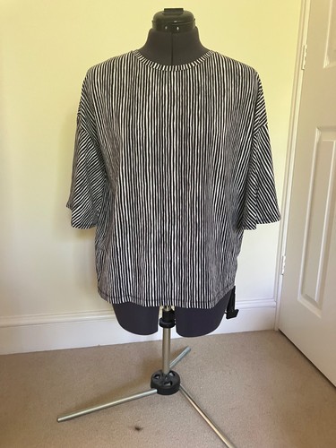 Marimekko black white - white, stripe