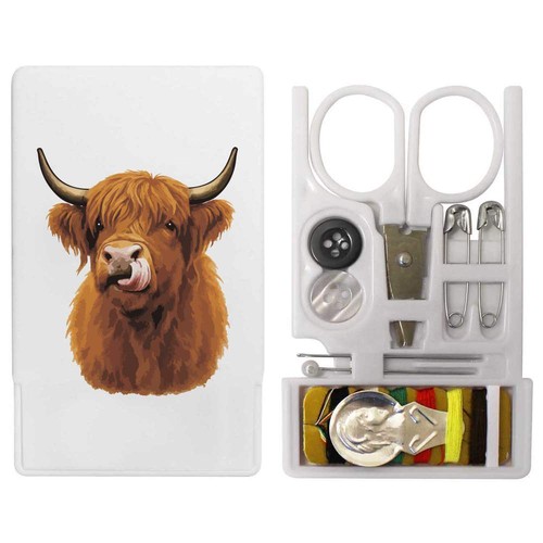 Highland cow tongue out mini - cow,