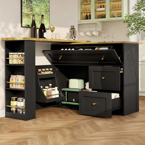 Kitchen island bar - bar, table
