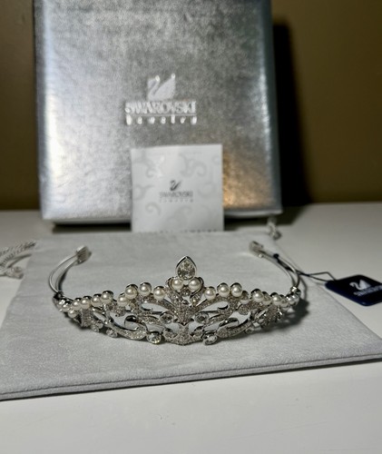 Vtg swarovski signed crystal - crystal, &