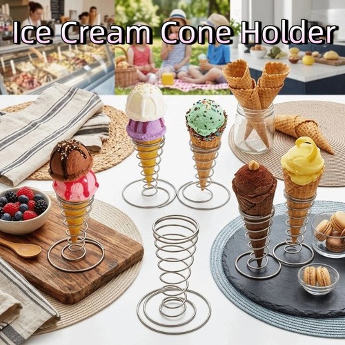 Stainless steel cone holder - steel,