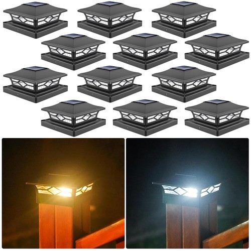 12x led solar deck post - solar,