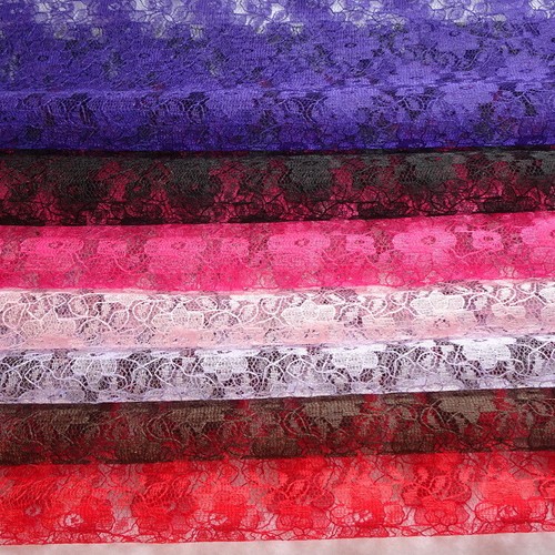 Budget floral lace fabric - budget, fabric-
