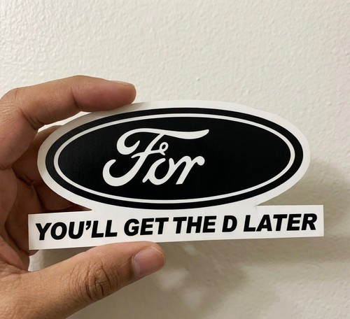 Ford funny car - car, decal