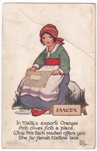 Malta maltese lace children - lace, of