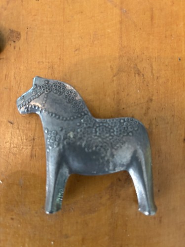 Vintage norwegian pewter dala - pewter,