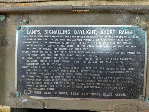 Wwii army signalling - signalling, lamp