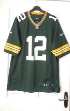 Nike On Field Bay Packers NFL Football Super Bowl XLV Jersey Medium #12 Rogers 