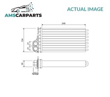 HEATER RADIATOR EXCHANGER LHD ONLY 811565 VALEO NEW OE REPLACEMENT