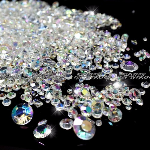 Crystal mixed sizes scatter - ab,
